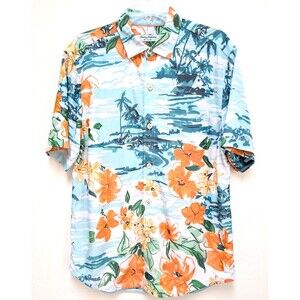 Tommy Bahama Mens Shirt Sz M Mojito Bay Floral Button Up